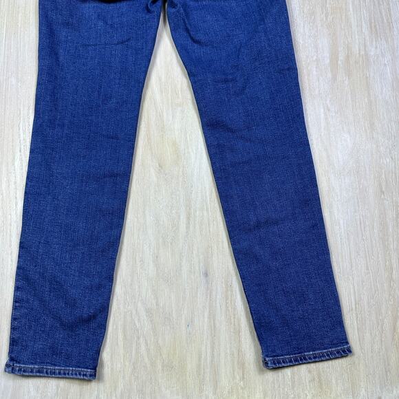 Mavi Jeans Ada Boyfriend Mid Rise Blue Embroidered Polka Dot Denim Jeans 26x29 - Picture 6 of 16